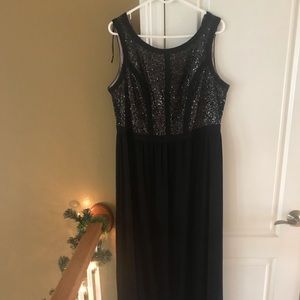 Formal NW Black dress with beading (Size 14W)